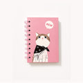Libreta 13cm x 9.5 Gato - Hoja 90gr