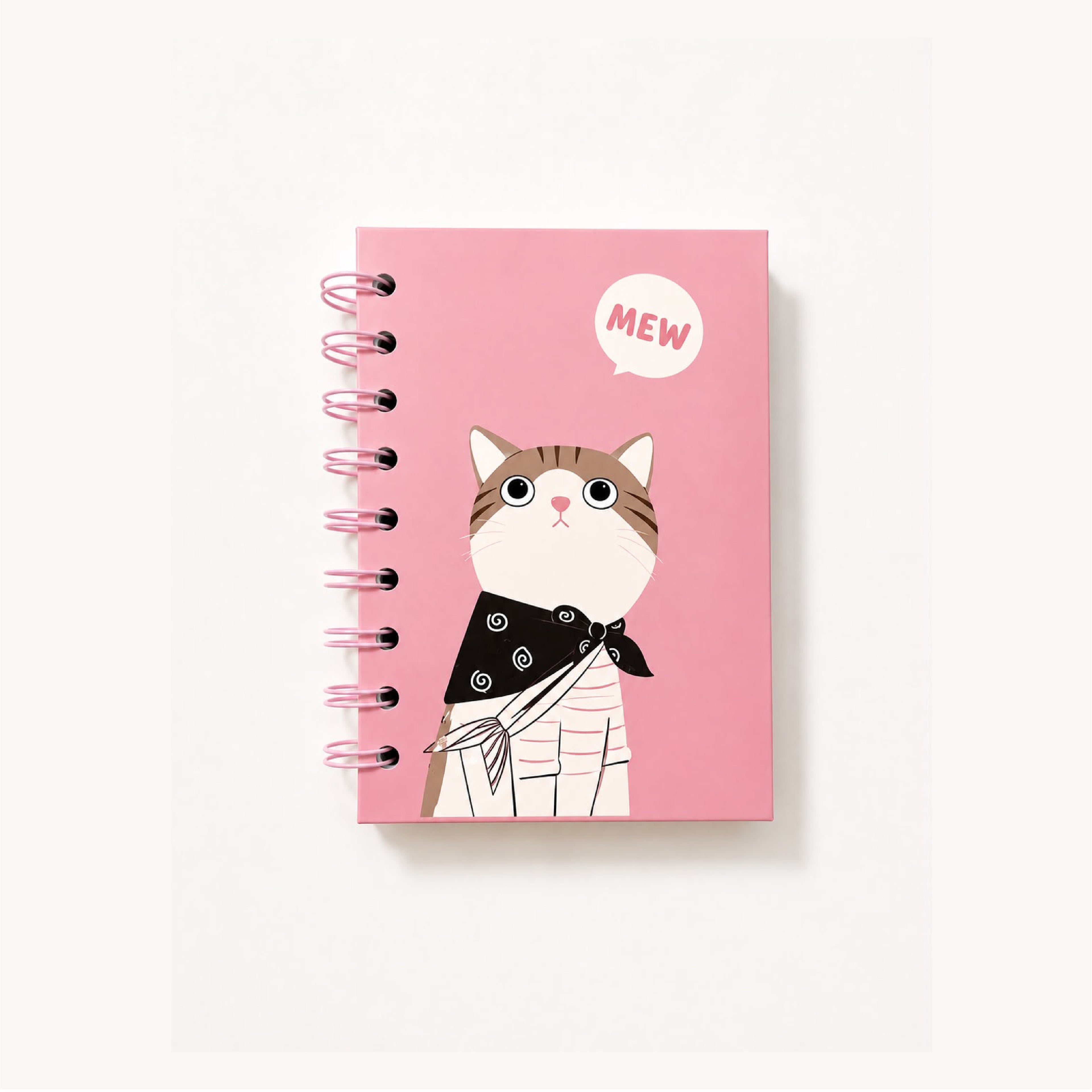 Libreta 13cm x 9.5 Gato - Hoja 90gr