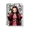 Libreta cuaderno nezuko A5 Anillada Tapa Dura 100 Hojas 90g