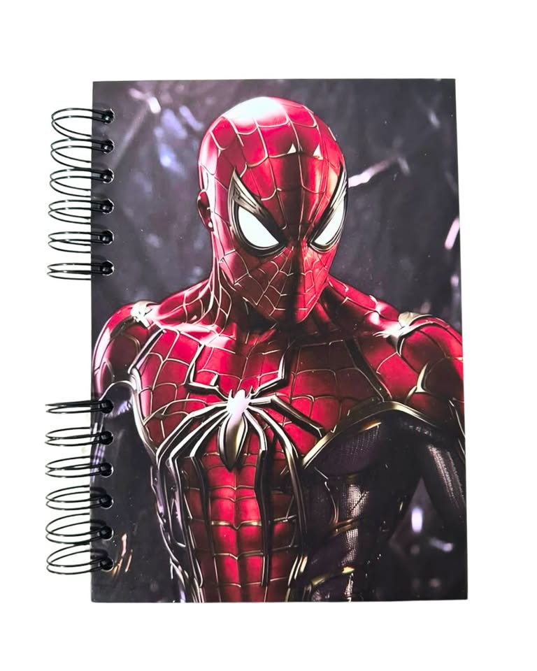 Libreta y Cuaderno hoja rayada A5 - Hombre araña