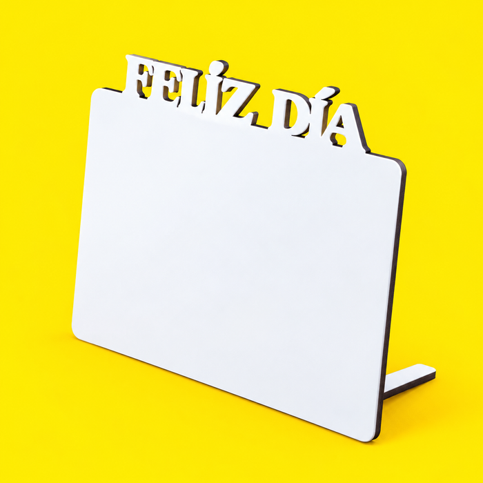 Portarretrato MDF Feliz Día Personalizable
