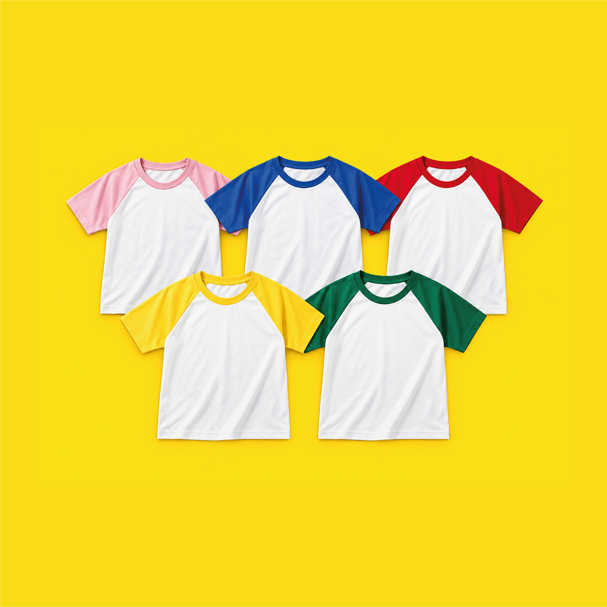 Remeras Raglan P/Niños de Algodón – Talles 4 al 16