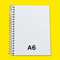 Libretas A6 Personalizadas con Tapa Blanda y Espiral Plástico