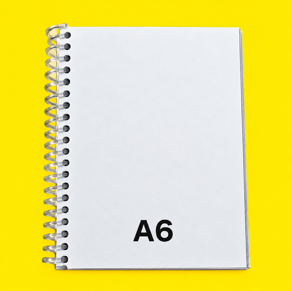 Libretas A6 Personalizadas con Tapa Blanda y Espiral Plástico