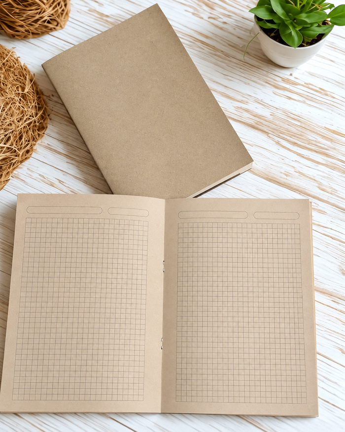 Libreta Ecológica A5 Personalizada con Tapa de Cartón Reciclado