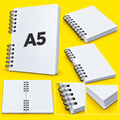 Libreta A5 Personalizada 14,8 x 21 cm – 100 Hojas Lisas, Rayadas o Cuadriculadas