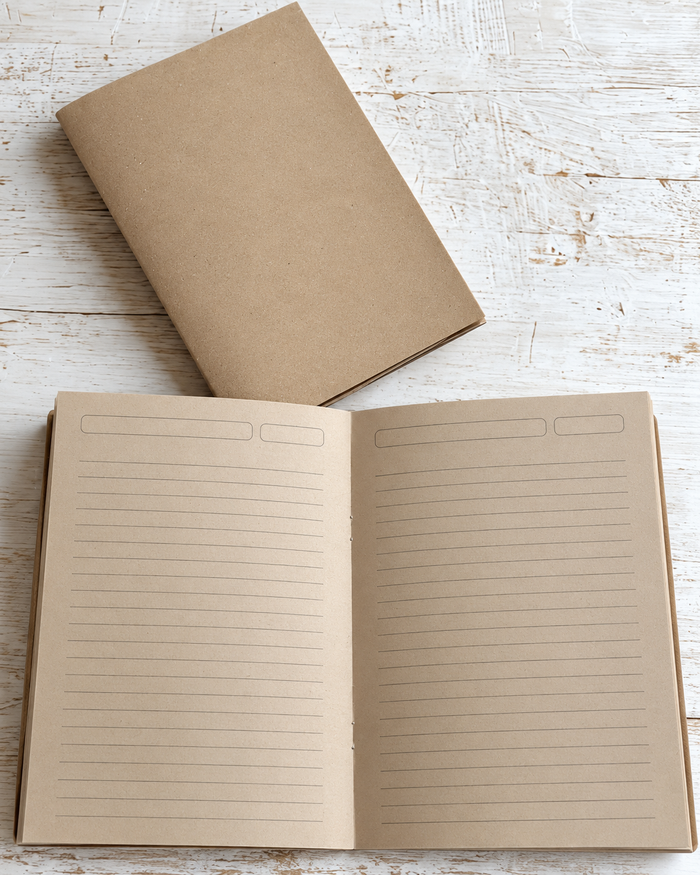 Libreta Ecológica A5 Personalizada con Tapa de Cartón Reciclado