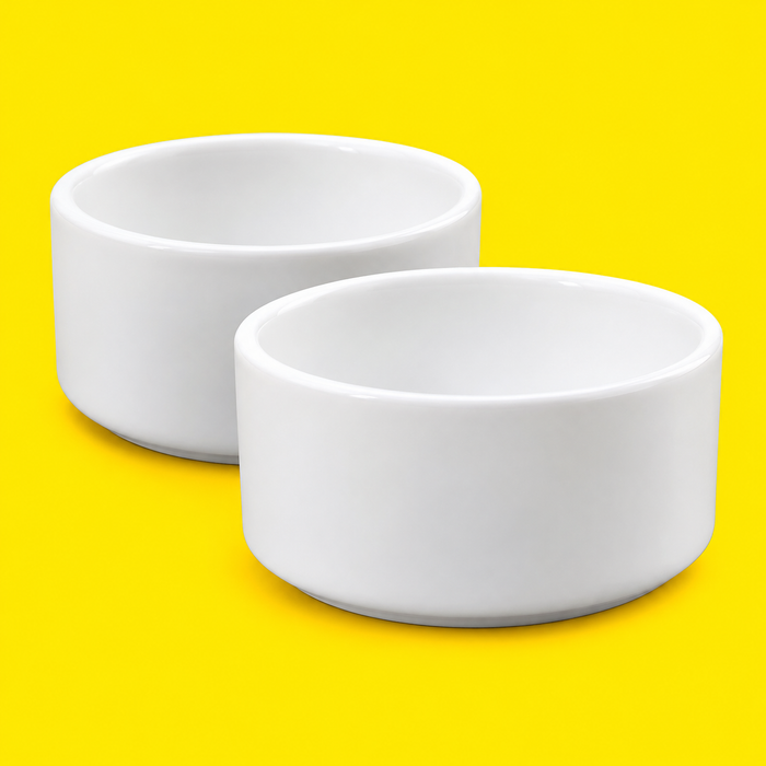 Cazuela de Cerámica Blanca Personalizable