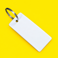 Llavero Rectangular de Polímero 7 × 3 cm Personalizable