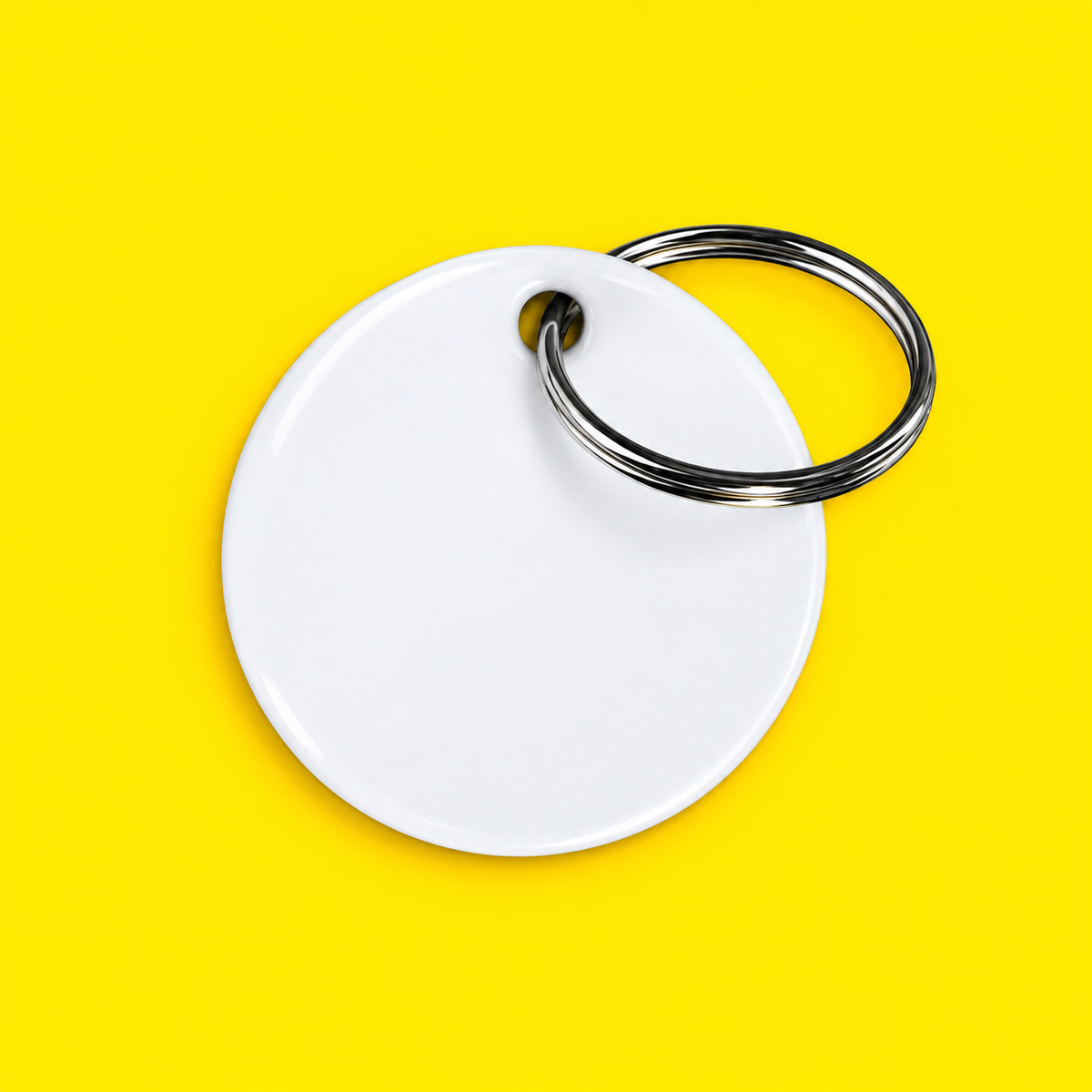 Llavero Circular de Polímero Personalizable