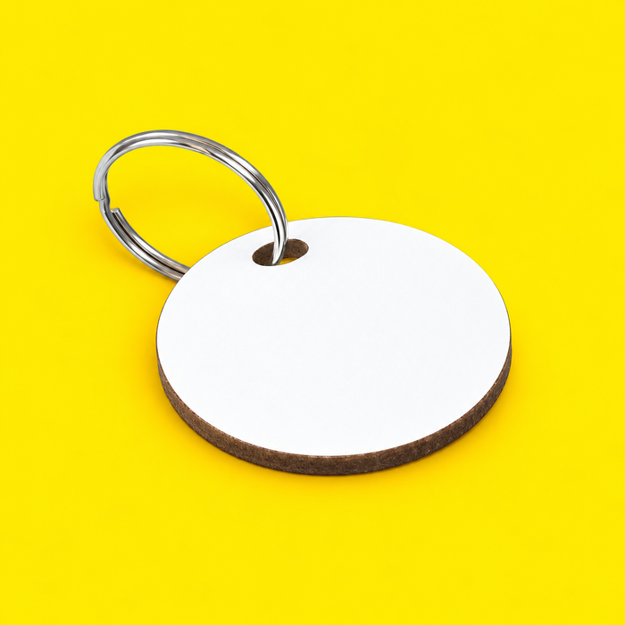 Llavero Circular de MDF Personalizable