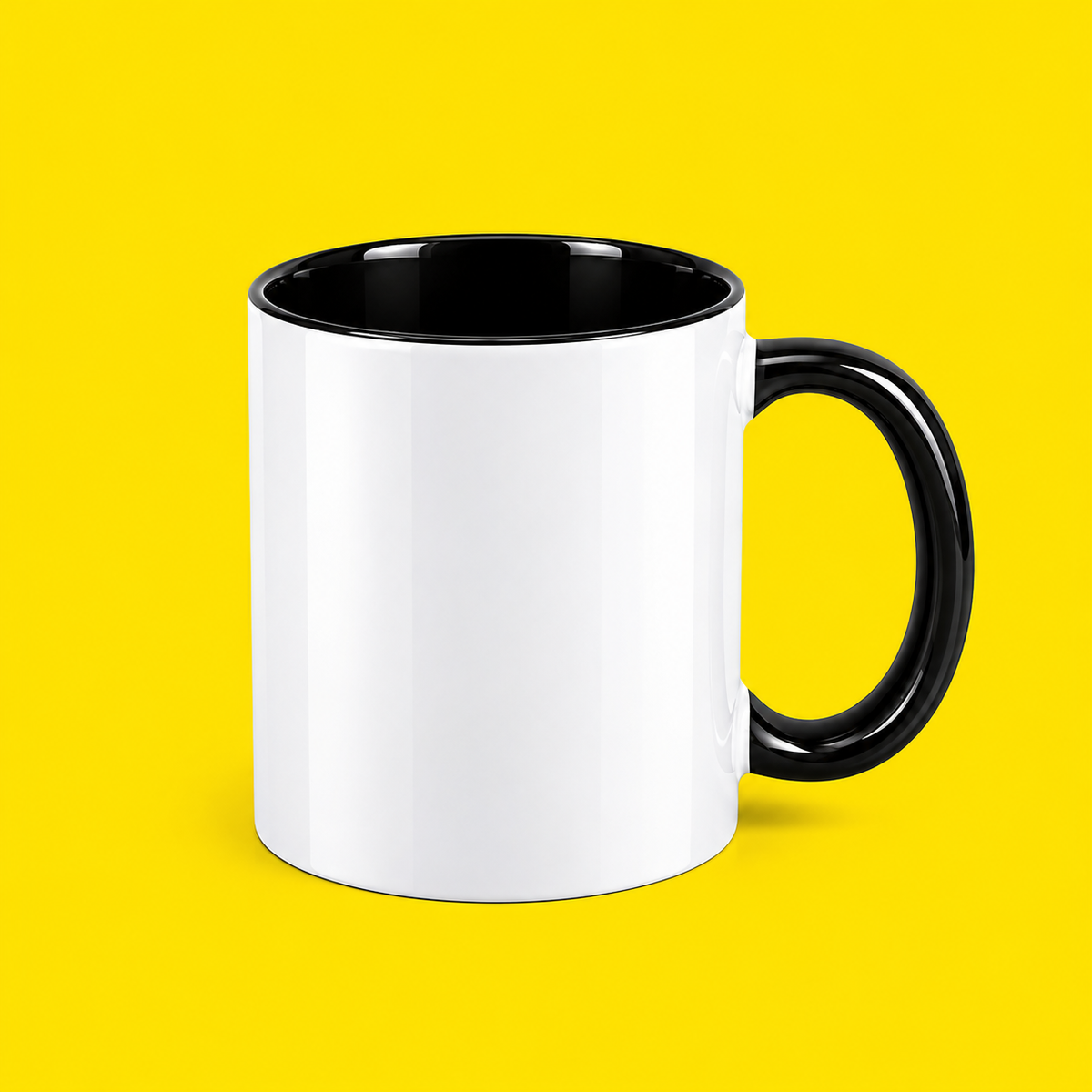 Taza de Cerámica 11 oz con Interior y Asa Multicolor – Personalizada