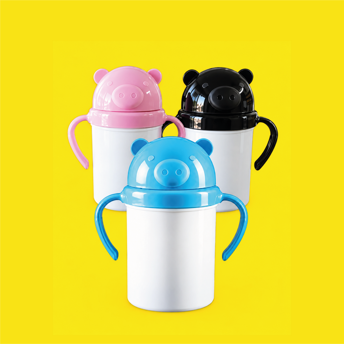 Cantimplora Infantil con Diseño de Osito Personalizable