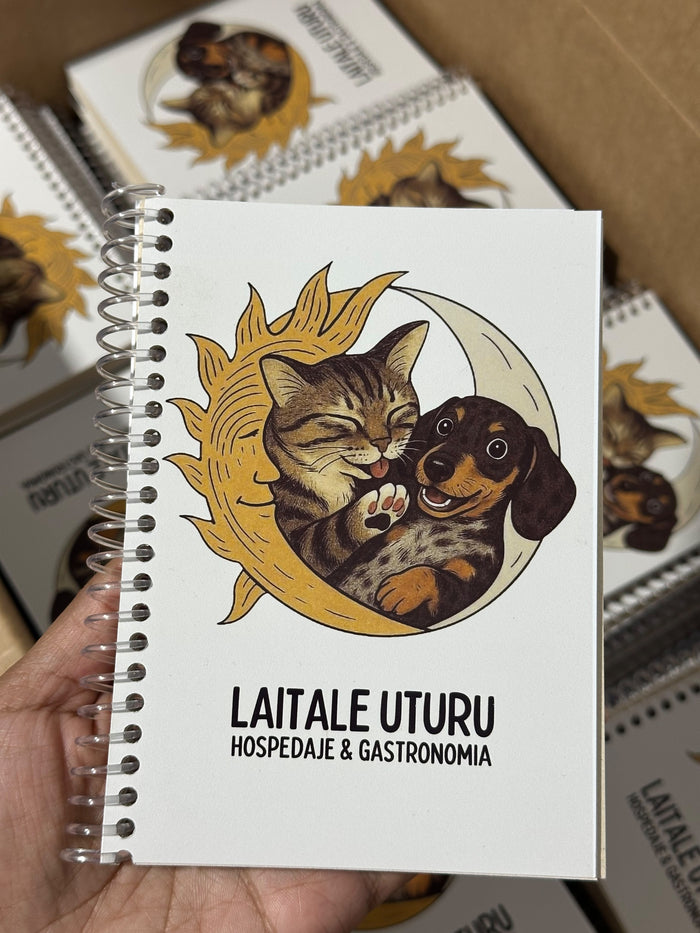 Libretas A6 Personalizadas con Tapa Blanda y Espiral Plástico