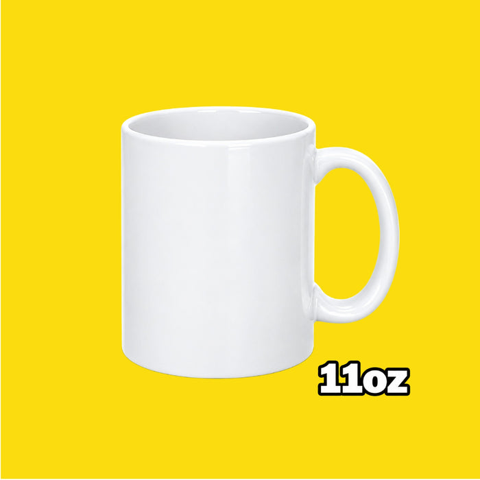 Taza de 11 oz Personalizada de Cerámica